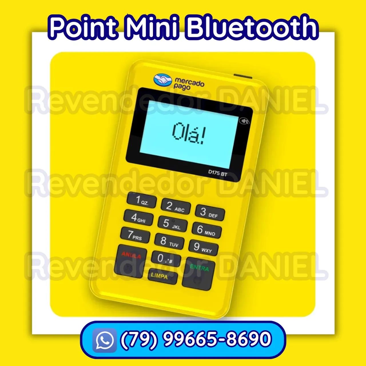 Maquininha de Cartão Point Mini Bluetooth 