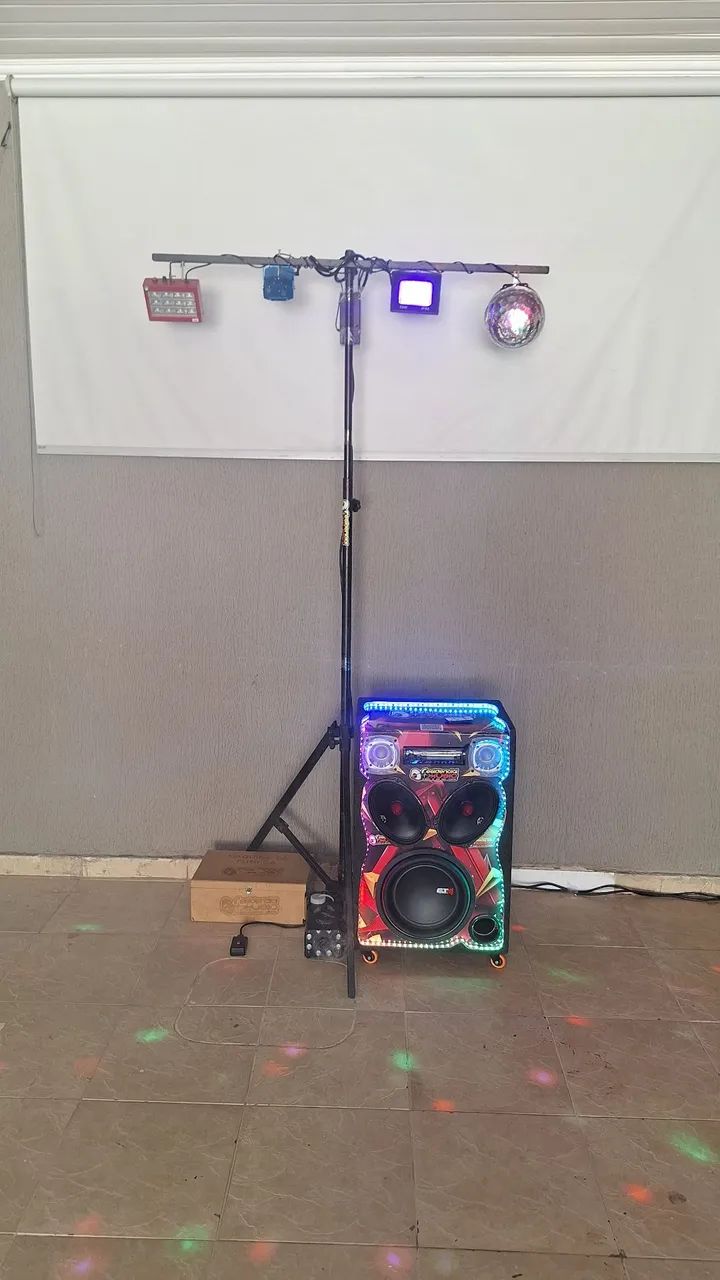 ALUGUEL de caixa de som residencial e kit iluminação para eventos - Foto 3