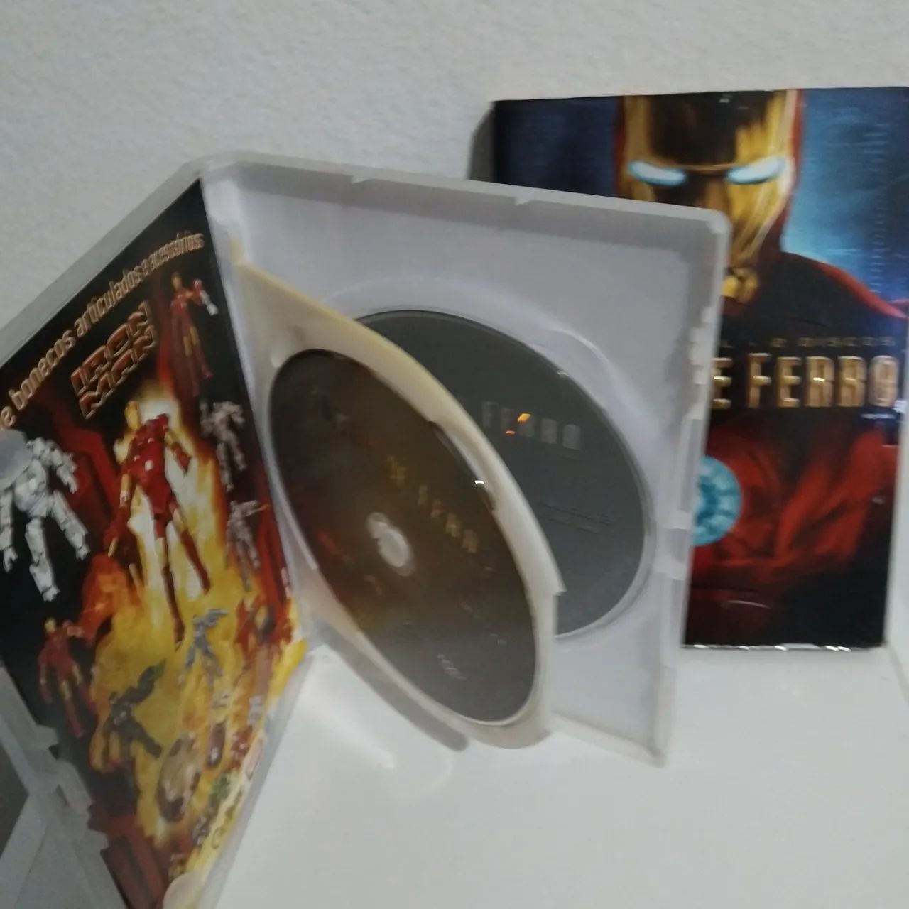 2 dvds duplos + dvd Brinde* Ed Especial Homem de Ferro 1 e 2  - Foto 2