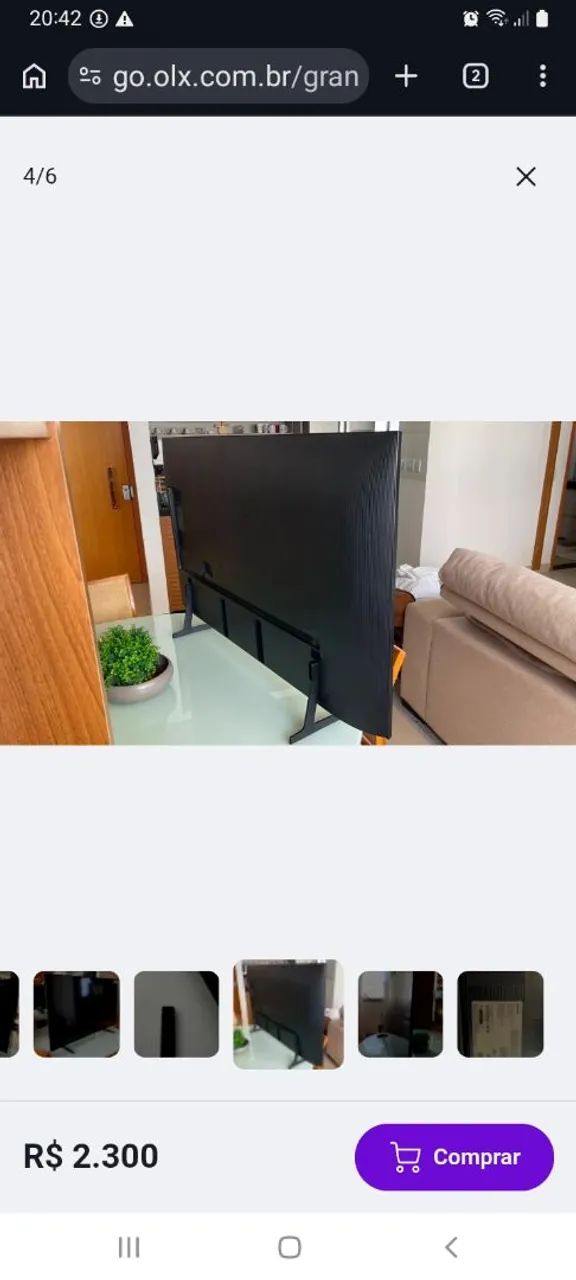Carcaça de tv 55 polegadas smart 4k referência UN55lU8100 sem os pés 