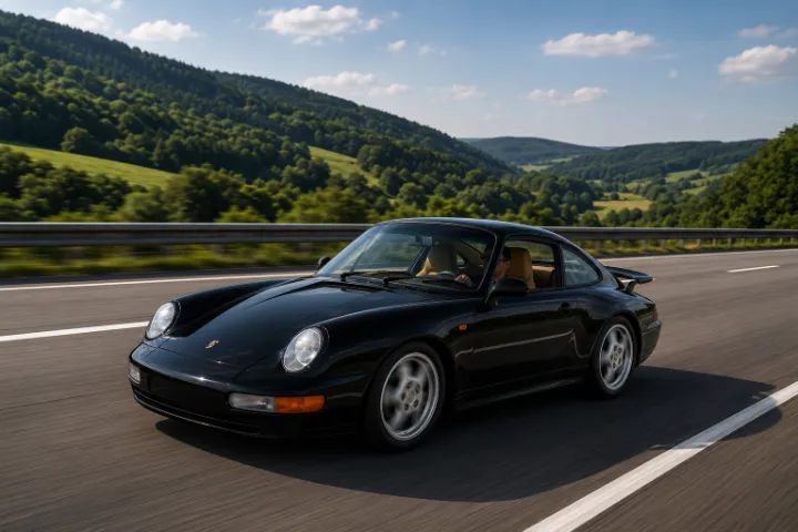 PORSCHE CARRERA 993 - 1:18 - BLACK METÁLICO
