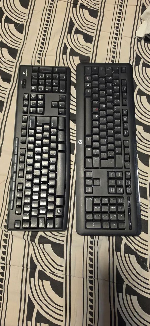 2 Teclados Bluetooth HP e Logitech sem USB - Foto 5