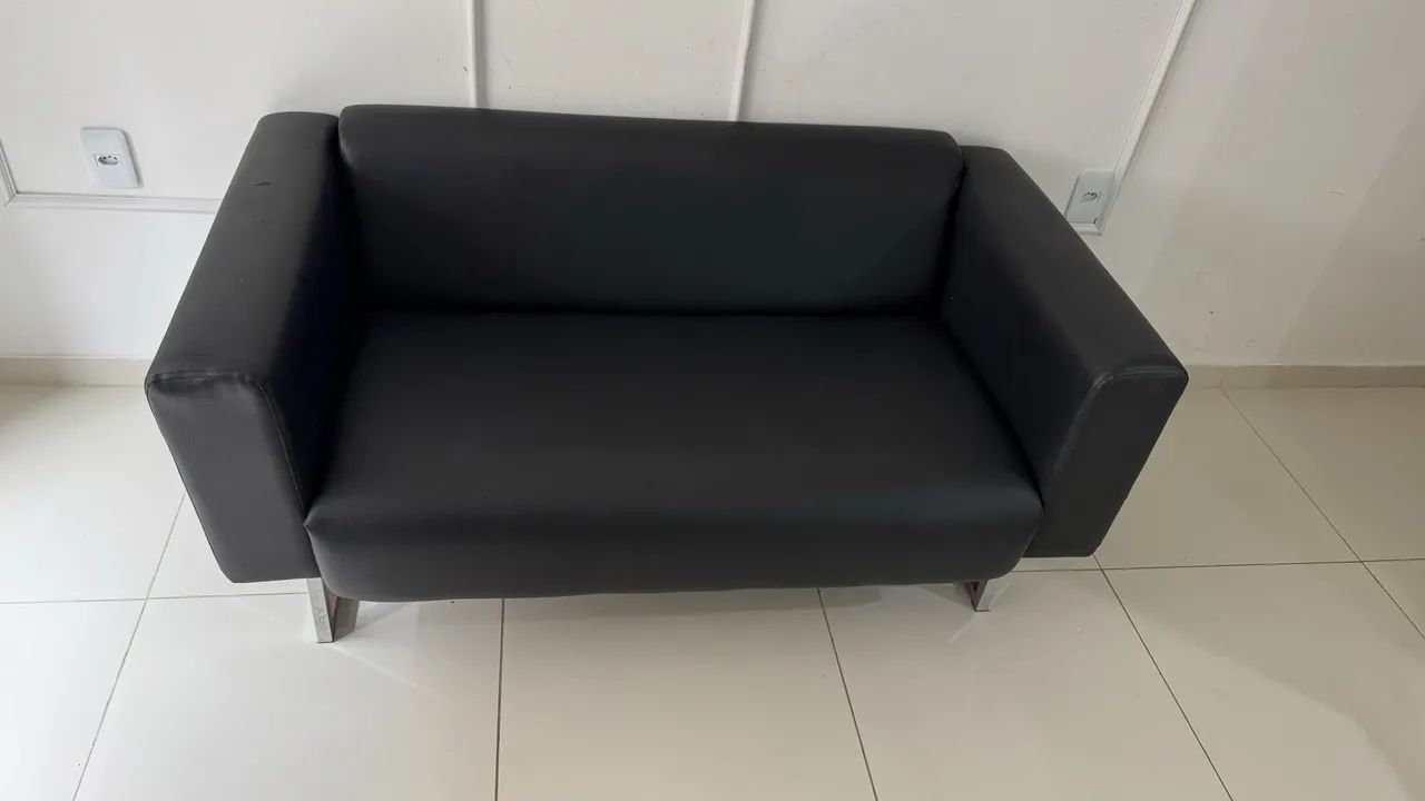 Sofá 2 Lugares - Couro Tok&Stok