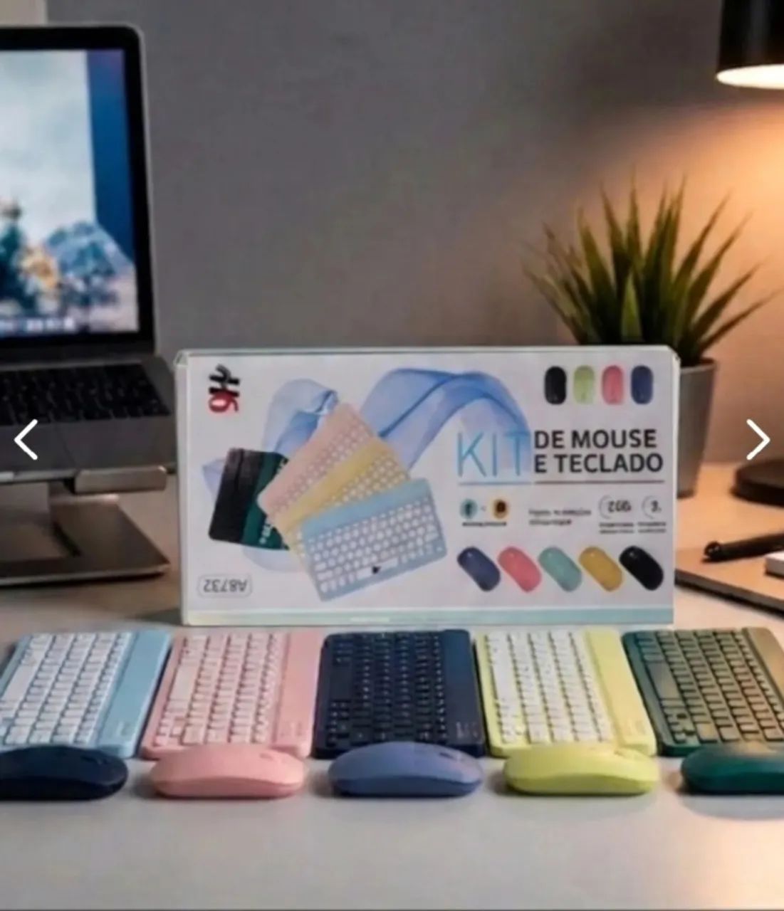 Kit de Teclado Bluetooth e Mouse 9H