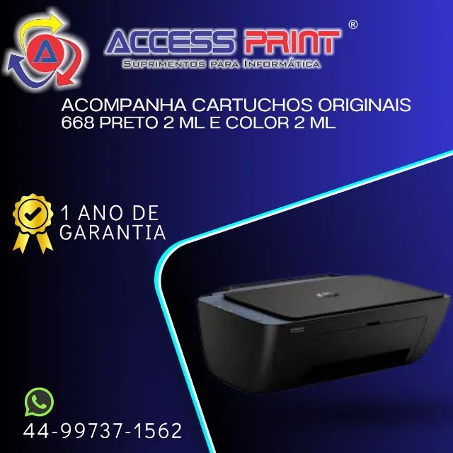 Impressora nova Multifuncional DeskJet HP wireless 2975  - Foto 3