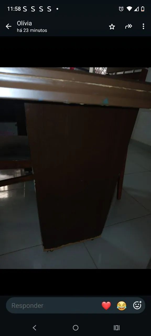 Mesa  de jantar com 4 cadeiras  - Foto 4