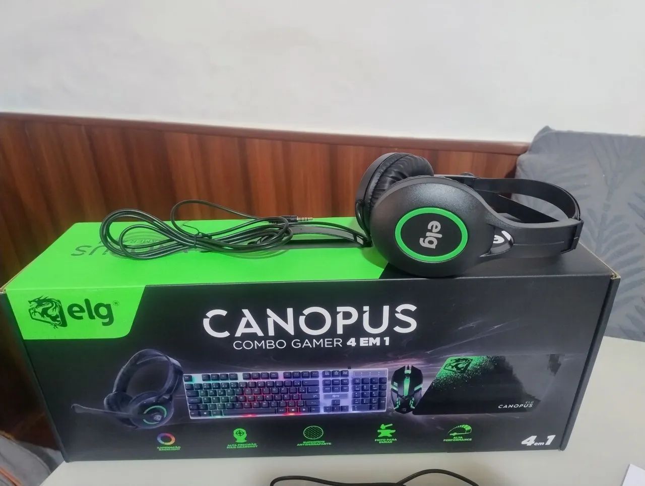 ? KIT GAMER ELG CANOPUS 4 EM 1 - Foto 3