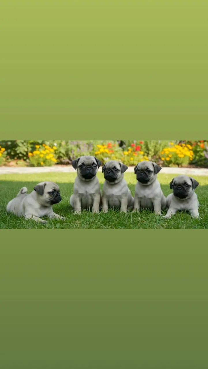 Filhotes da raça Pug - Foto 4