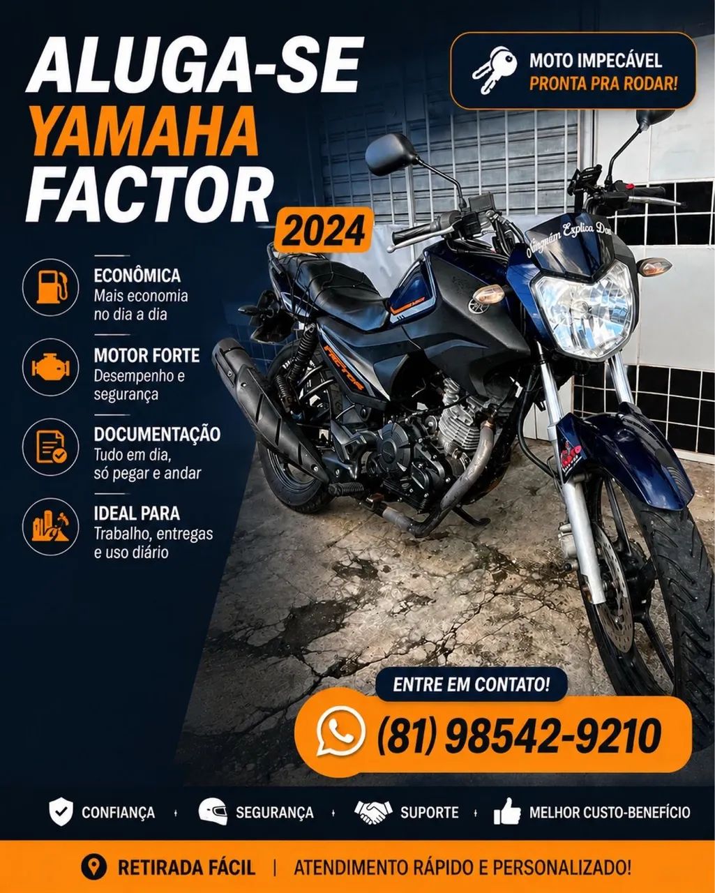 ALUGUEL DE MOTO