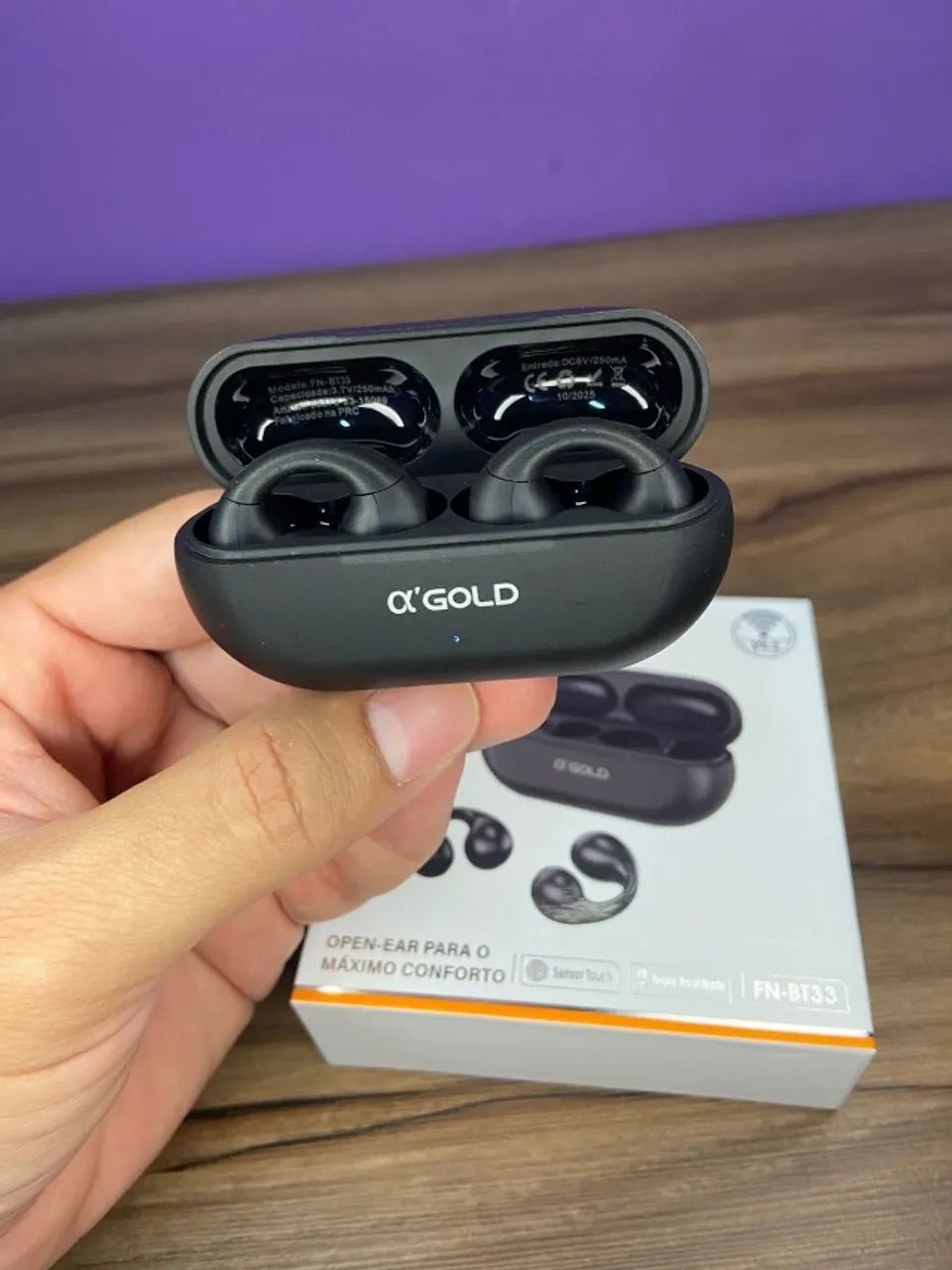 Fone Bluetooth Open-Ear ?'Gold Pro FN-BT33