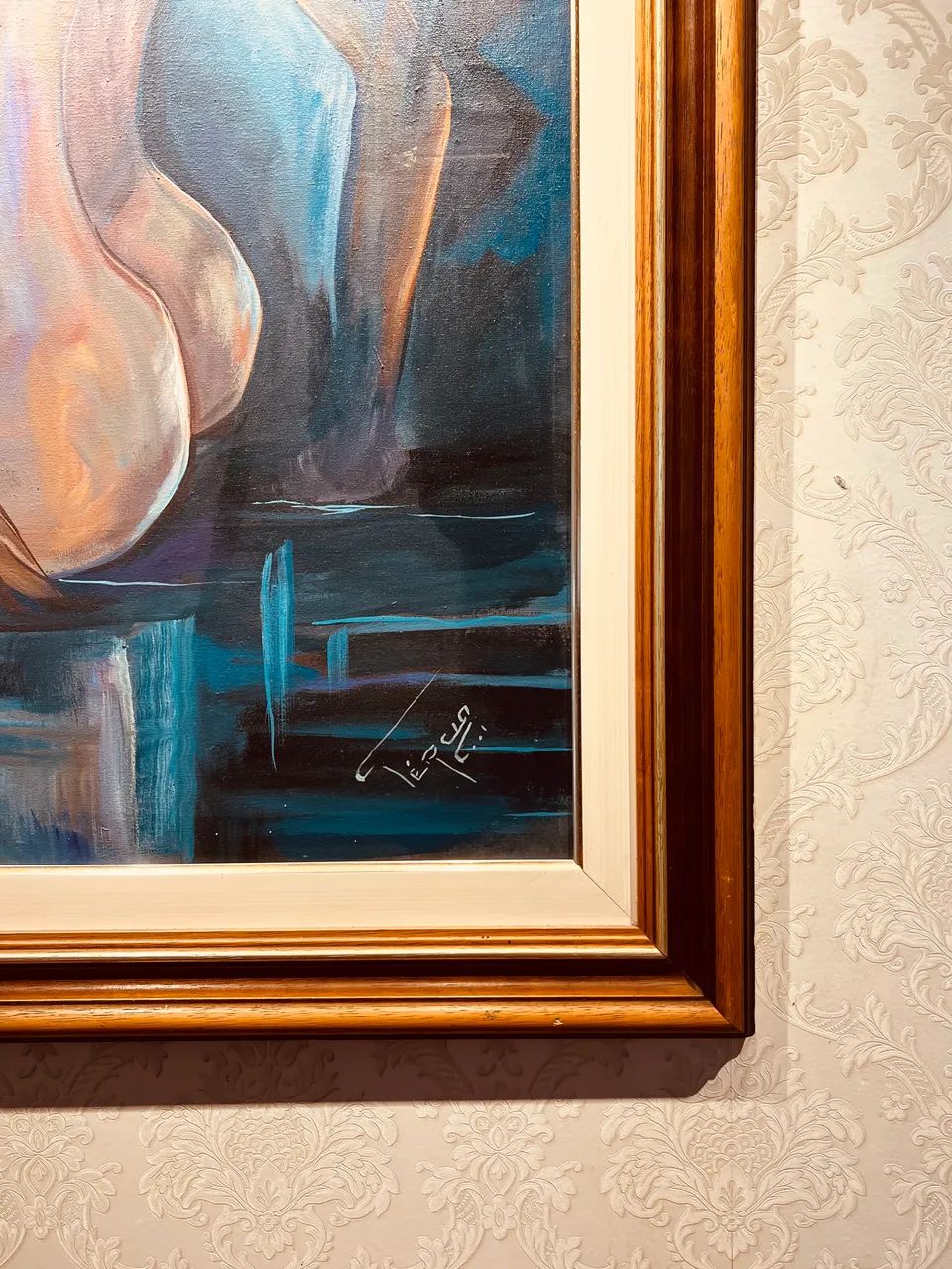 Bela pintura em óleo s/ Eucatex  - Foto 4
