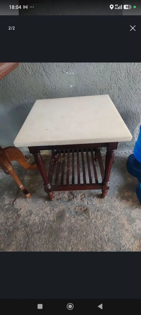 Mesa de canto em mármore  - Foto 2