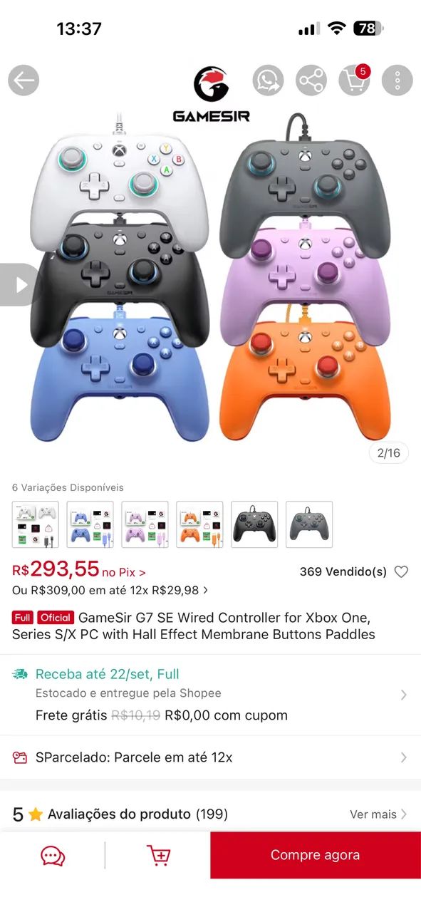 Controle xbox  - Foto 4