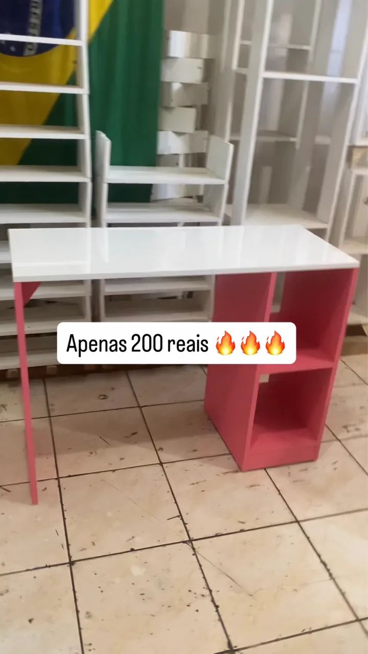 Mesa Multiuso Tamanho GG Rosa  - Foto 3