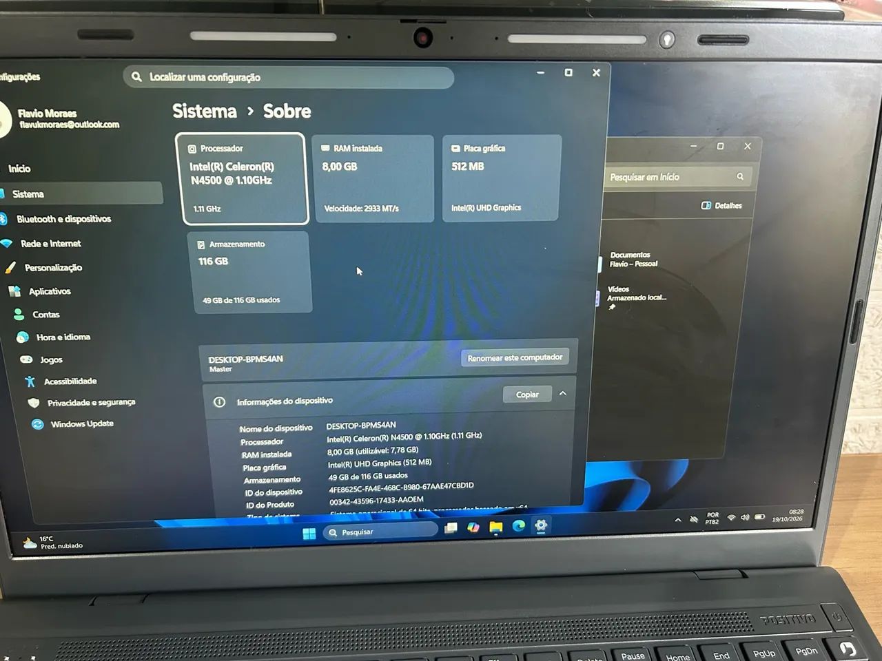 Notebook positivo vision C15M - Foto 3
