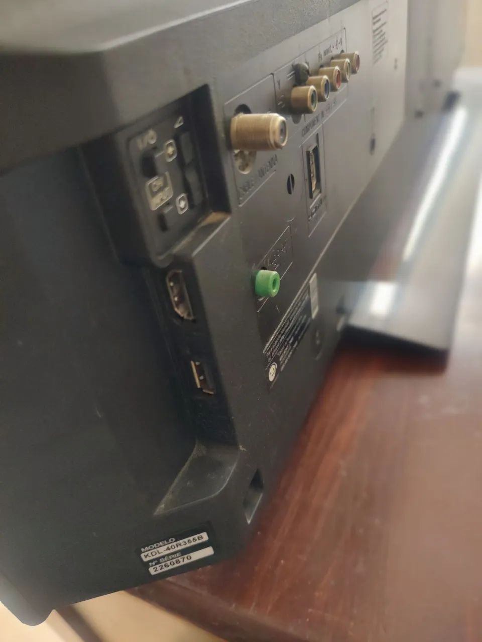 Tv sony bravia 40 polegadas modelo KDL-40R355B usada sem controle. Muito bem cuidado - Foto 5