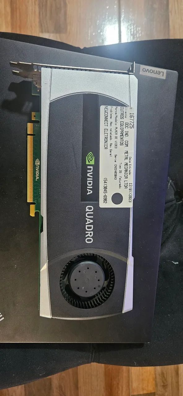 Placa video Nvidia QUADRO 6Gb DDR5
