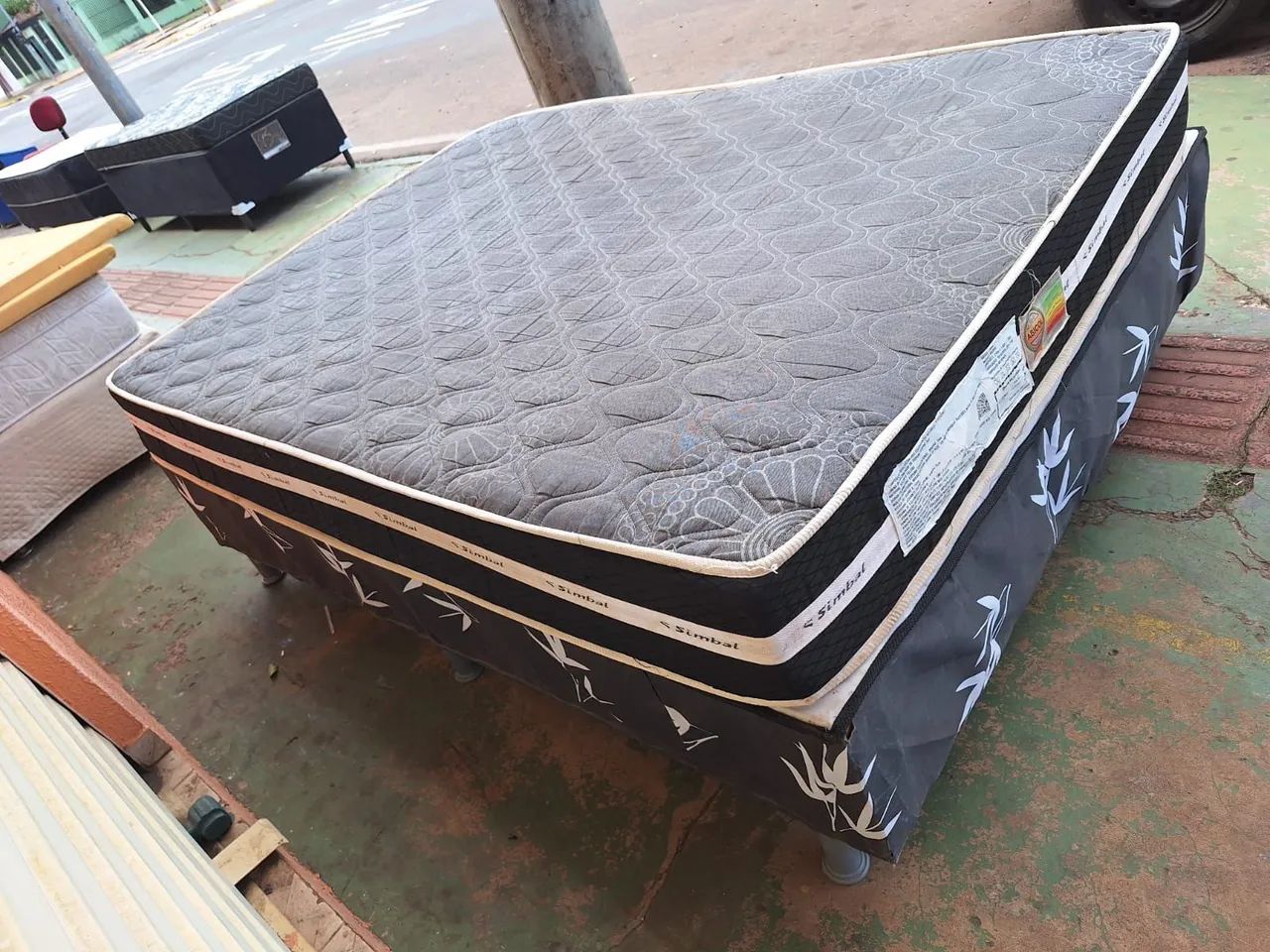 Cama box de casal com colchão  - Foto 2