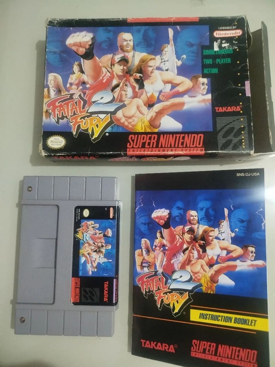 Fatal Fury 2 na caixa original  com manual  - Foto 5