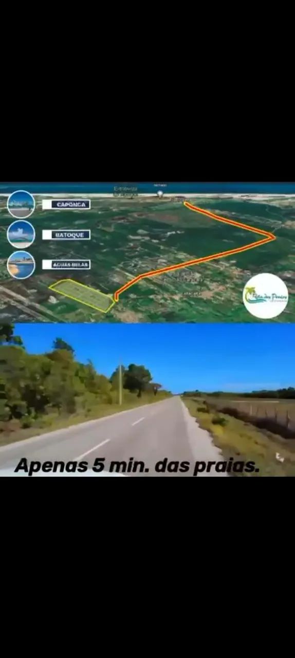 Vendo LOTES a 5 min da praia