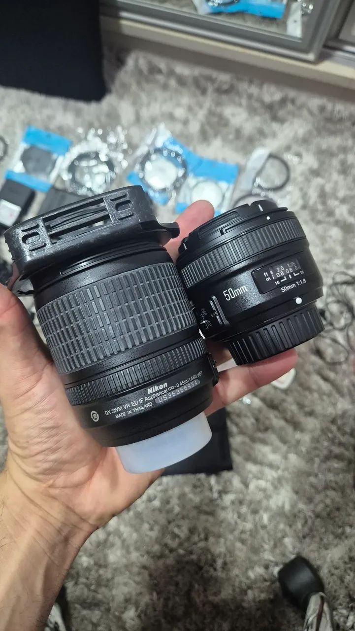 Câmera Nikon D3200 Kit completo - Foto 4