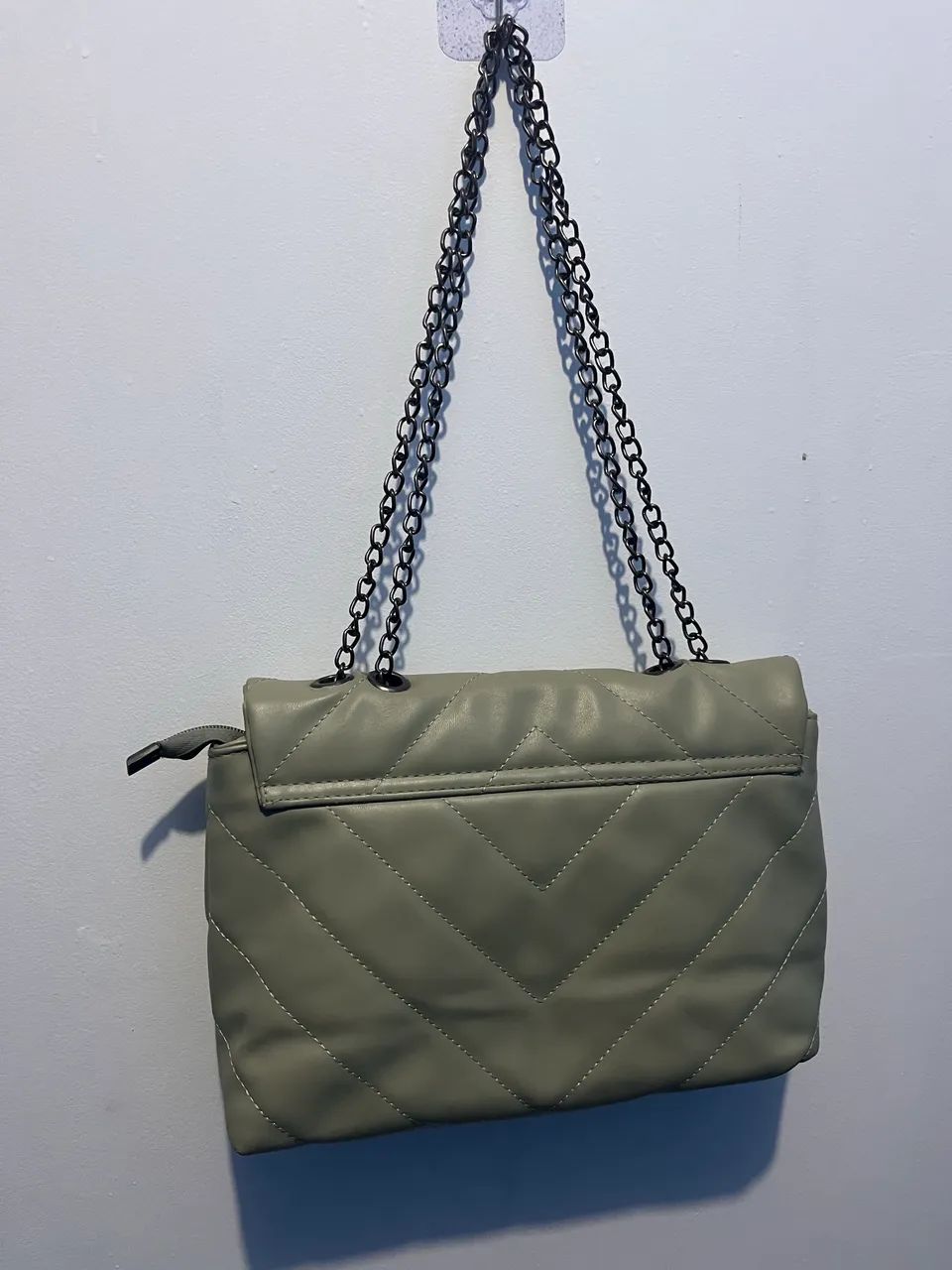 Bolsa de ombro verde claro  - Foto 4