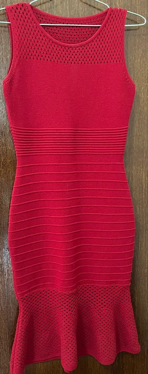Vestido de tricô 
