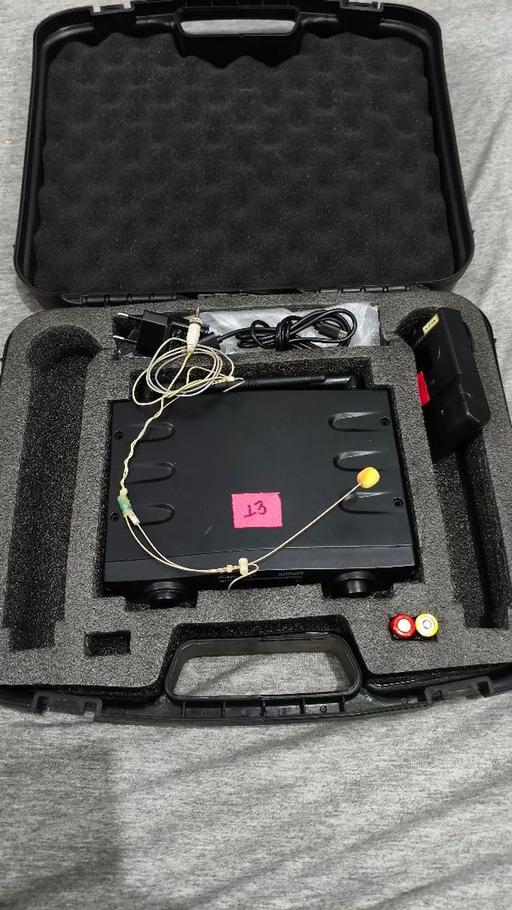 Mesa de Som e Microfone Headset  - Foto 4