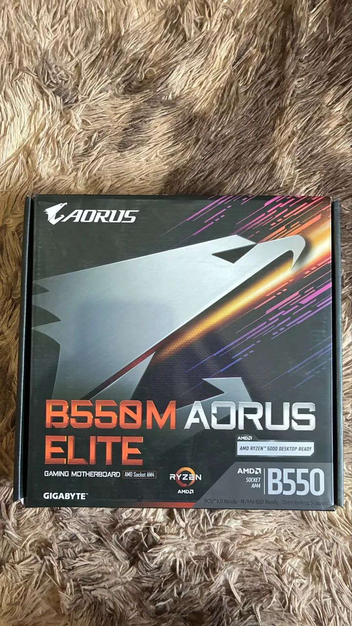 placa mãe aorus elite b550  - Foto 2
