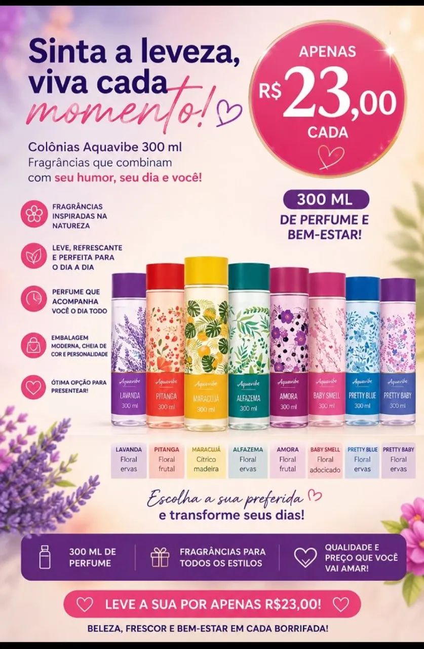 Vendo Body Splash Avon Aquavibe Refrescantes Colônia 300ml  - Foto 2