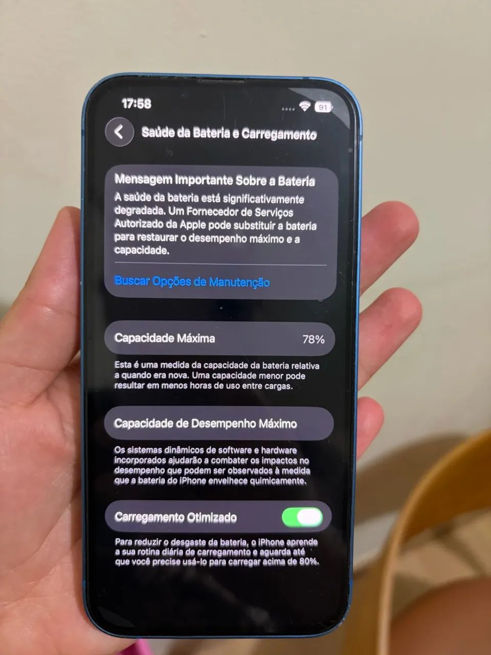 iPhone 13 azul 128 GB  - Foto 3
