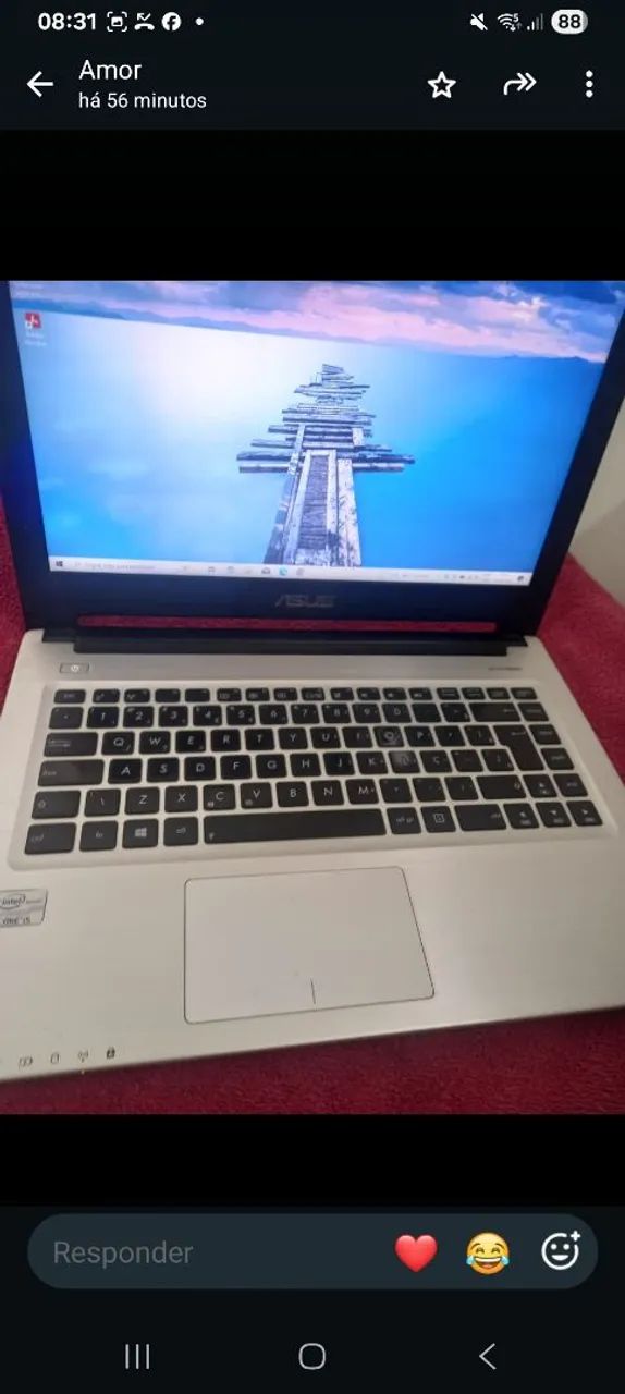Notebook  asus lindo i5 8gb Ssd garantia  - Foto 4