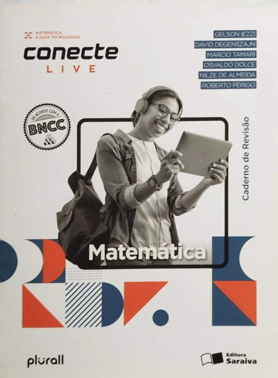 Livro Conecte Live Matemática, caderno de atividades, ISBN *240, em ótimo estado