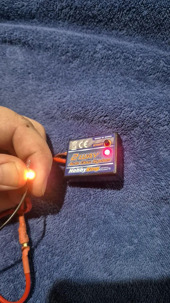 Rc Automodelo Aquecedor de Vela interno pelo Receptor  - Foto 2