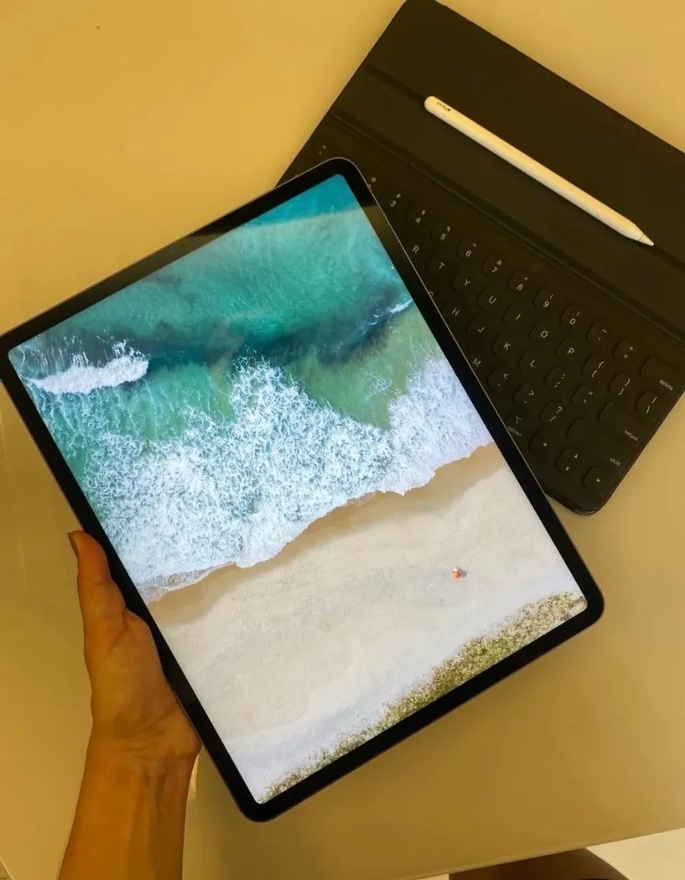 iPad Pro M1 12.9 ,256GB + Magic Keyboard + Apple Pencil (Tudo