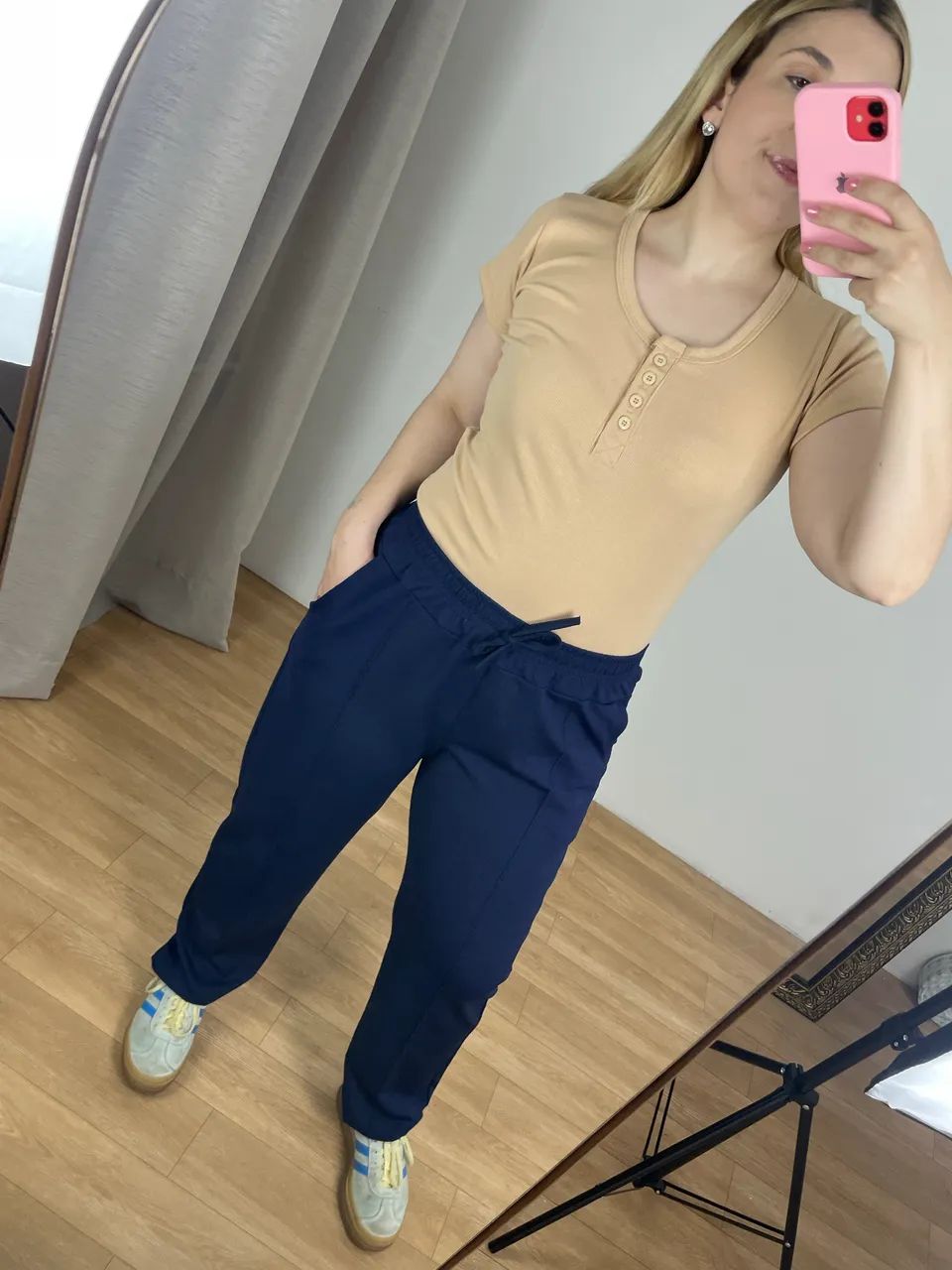 Calça linda e confortável no tecido jacquard  - Foto 4
