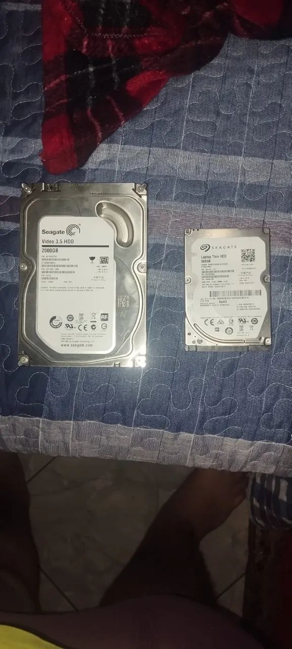 HD 2T SEAGATE E HD 500GB
