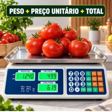 Balança Digital Eletrônica Comercial 40kg Precisão Bivolt - Foto 2