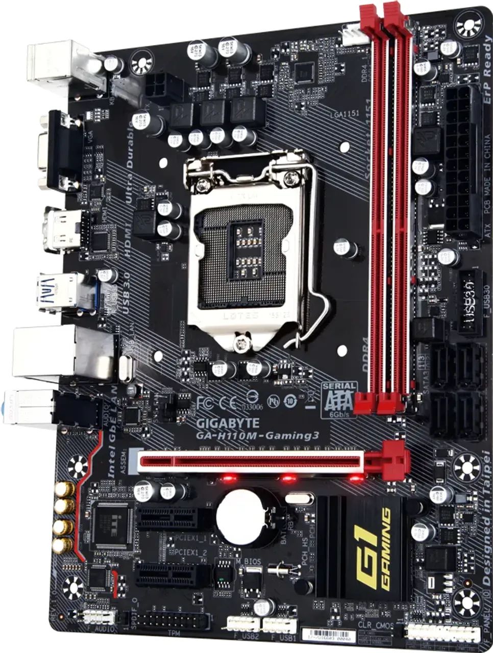 Placa mãe Gigabyte GA-H110M-Gaming 3 - Foto 3