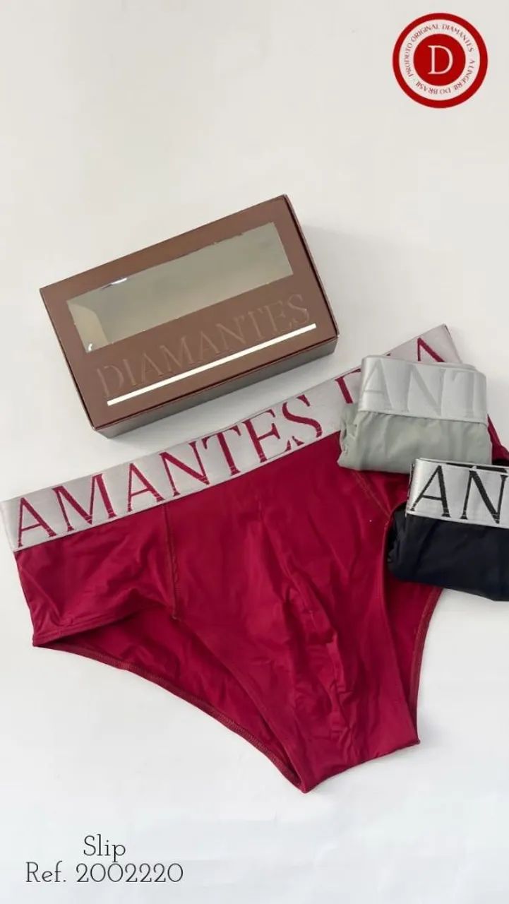 Cuecas Diamantes For Men Novas (Boxer, Slip e Plus Size) - PREÇO FIXO - Foto 3