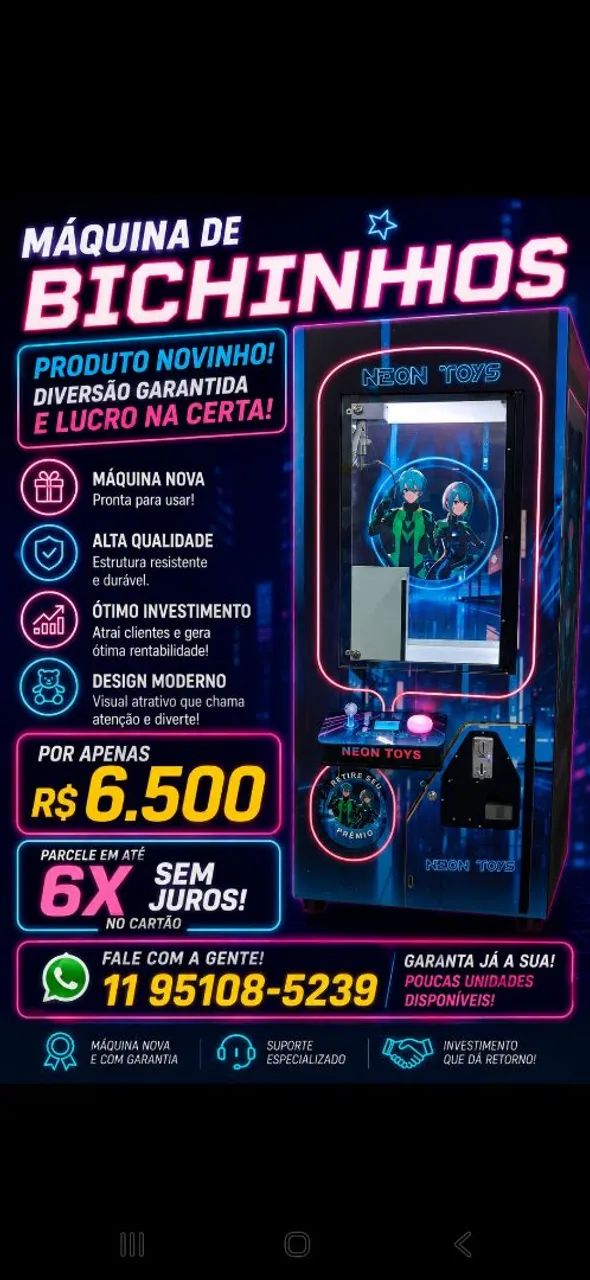 MÁQUINA DE BICHINHOS 
