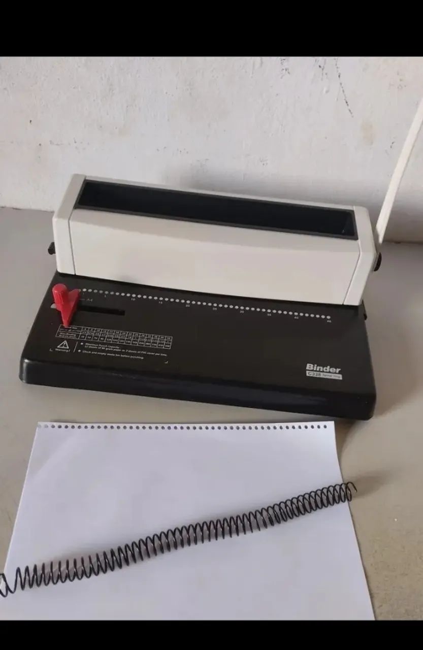 Encadernadora de papel Binder - Foto 4