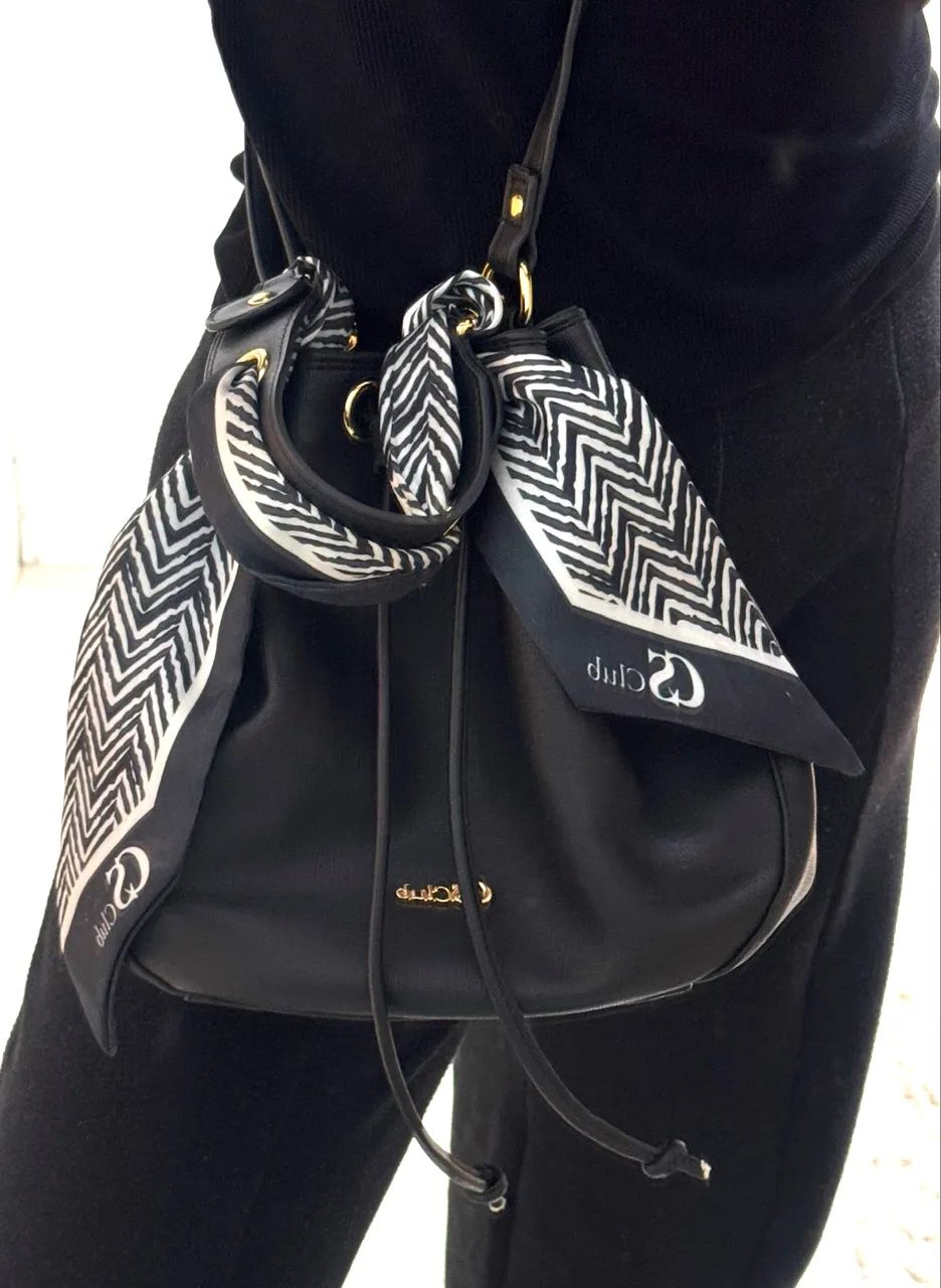 Bolsa Saco Preto - Carmen Steffens - Foto 2