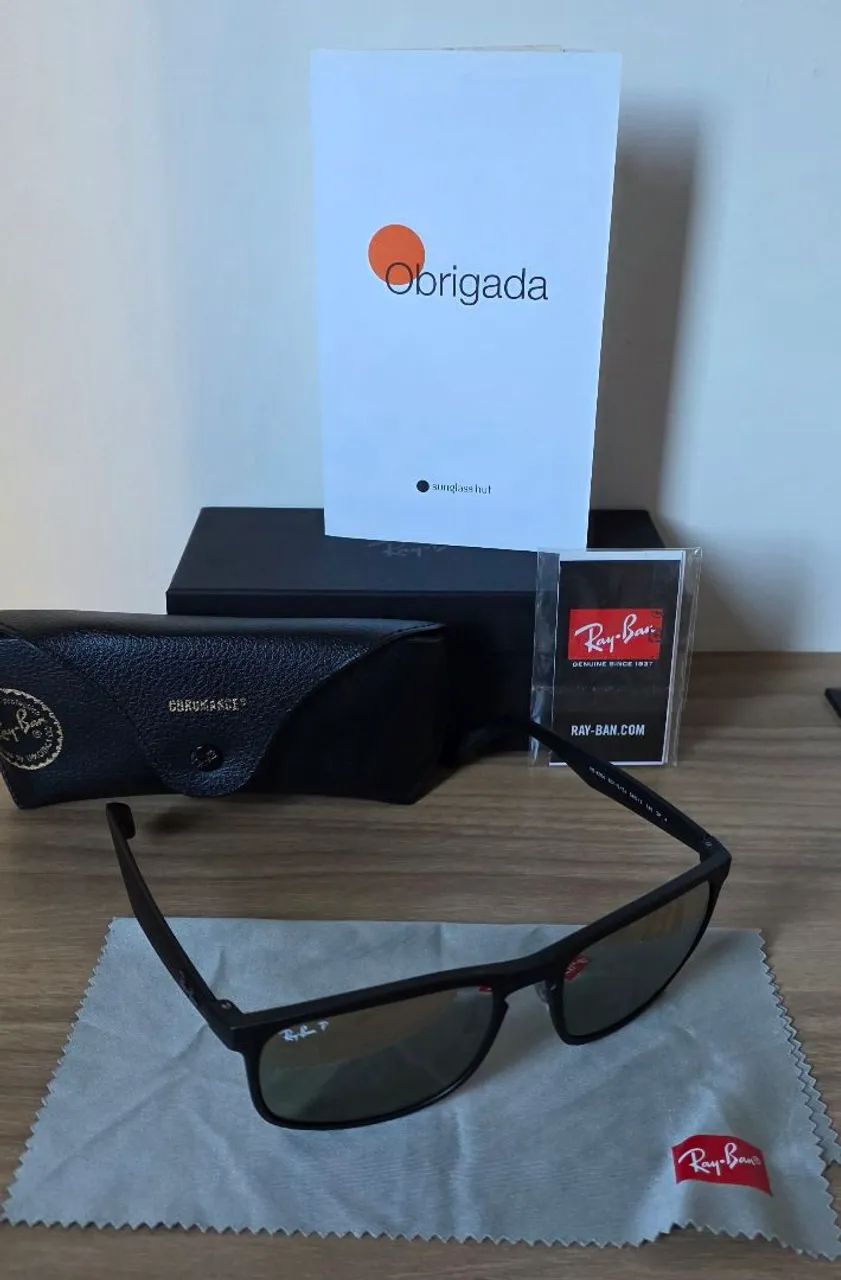 Óculos Ray-Ban ORB4264 Chromance Polarizado Original + Caixa + Estojo