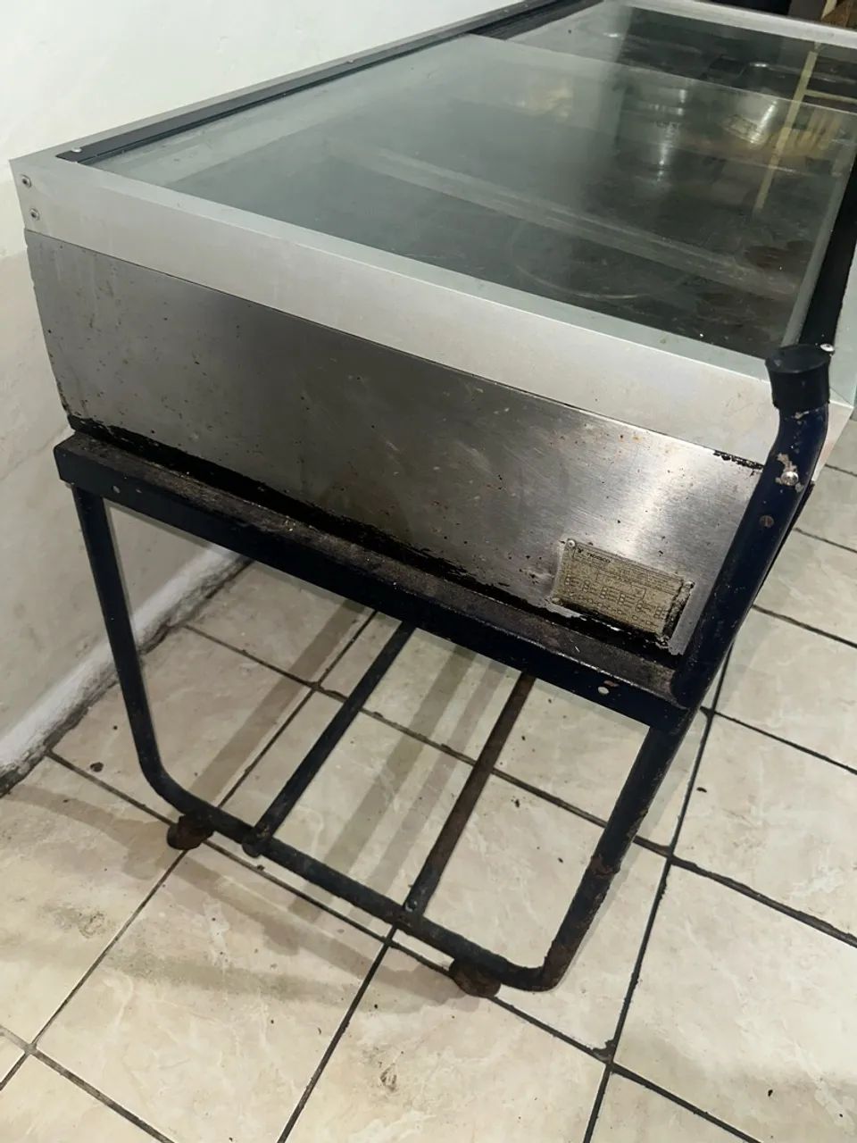 Vitrine Expositora de Alimentos em Inox com Vidro - Foto 3