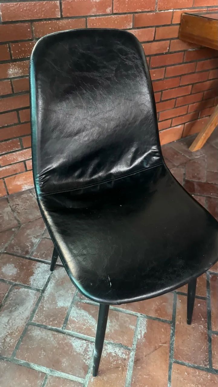 Mesa Vidro e Madeira + 2 Cadeiras  - Foto 4