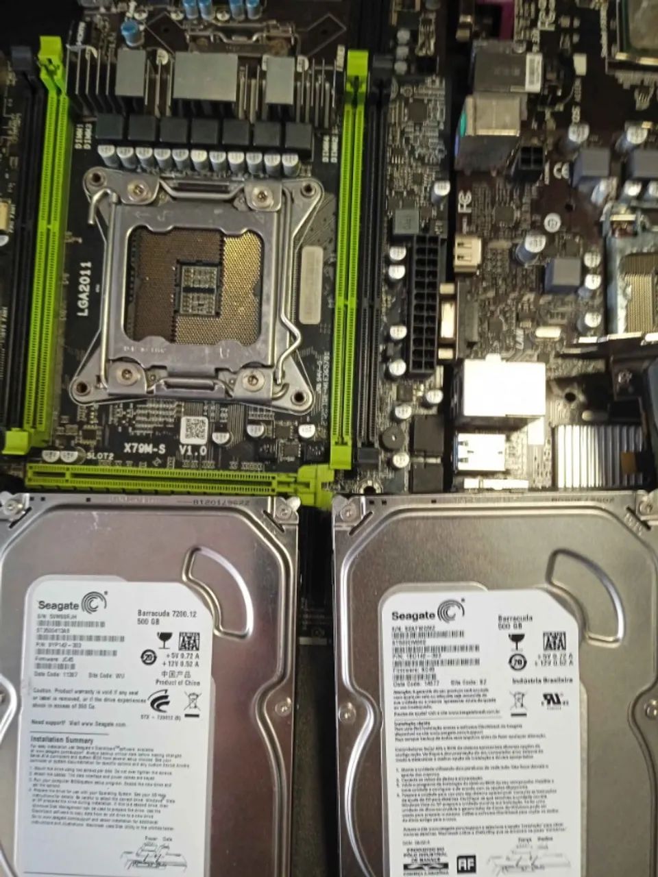 Kit Placas Mãe, Rx 580 e Processadores (Retirada de Peças) - Foto 2