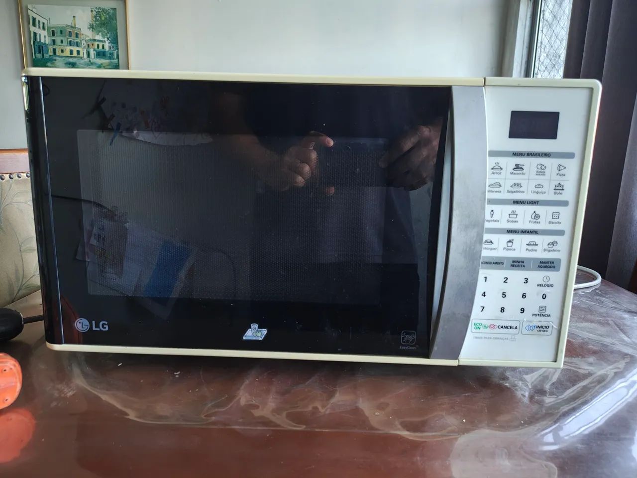 (SUCATA) Micro-ondas LG Modelo MS3052RA