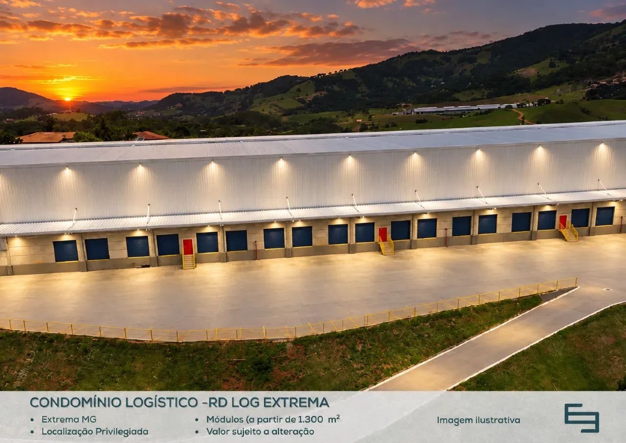 Galpão para alugar em Extrema/MG com 2.336,32 m² e 2 docas