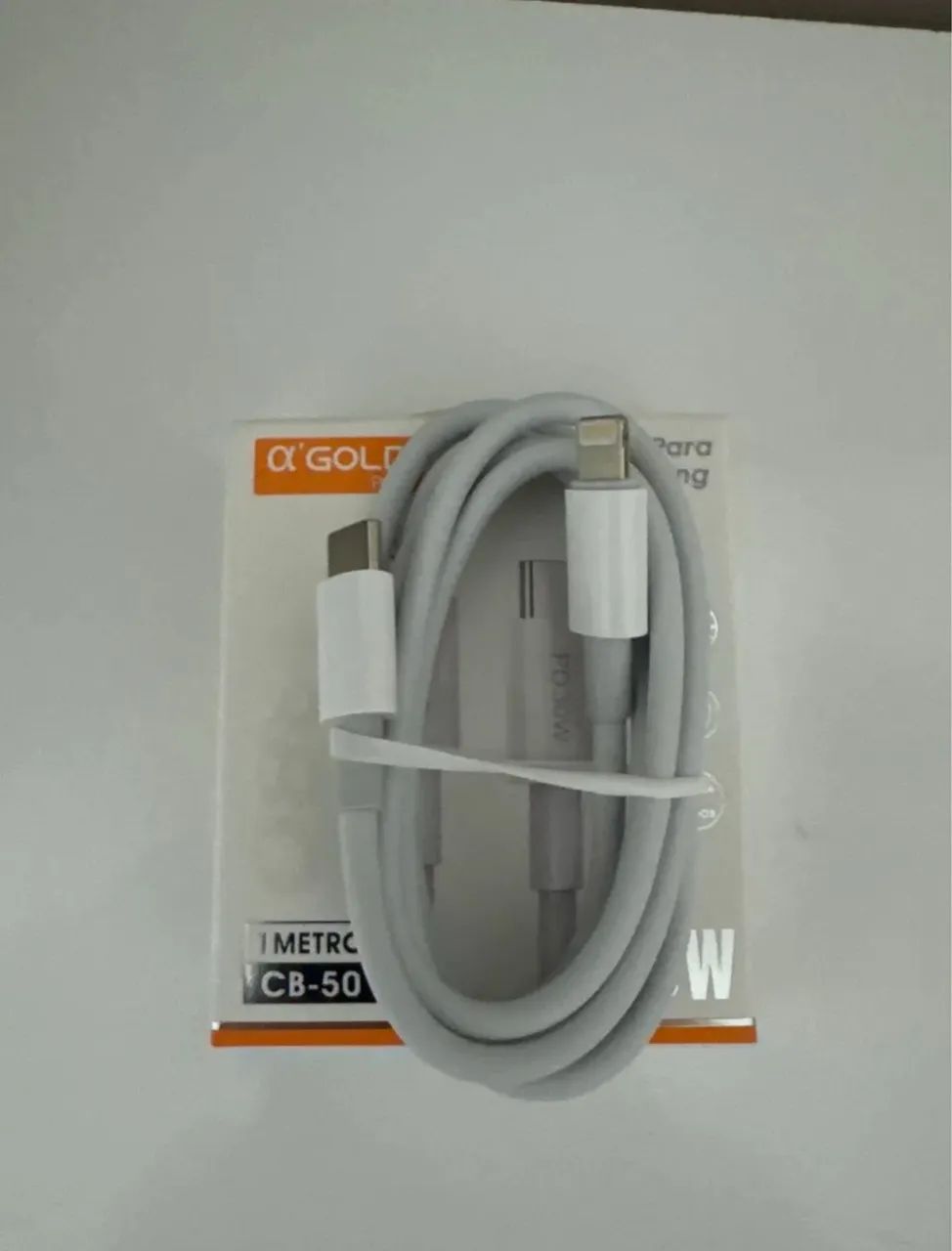 Excelente Cabo de 1 Metro Gold  C/ Lightning  - Foto 2